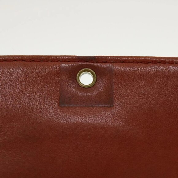 CHANEL Coin Purse Grained Calf Skin Red CC Auth - Picture 8 of 15